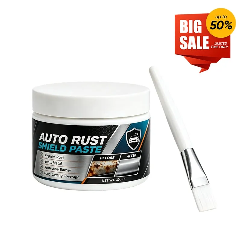 Auto Rust Shield Paste with brush and promotional offer