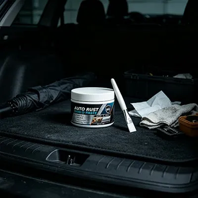 Rust repair product and application tools